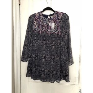 XS Ecote Long Sleeved-Dress.